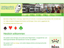 Tablet Screenshot of bridgeclub-gross-gerau.de